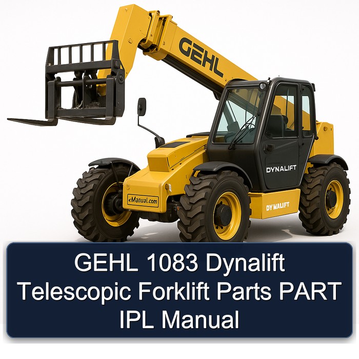 GEHL 1083 Dynalift Telescopic Forklift Parts PART IPL Manual