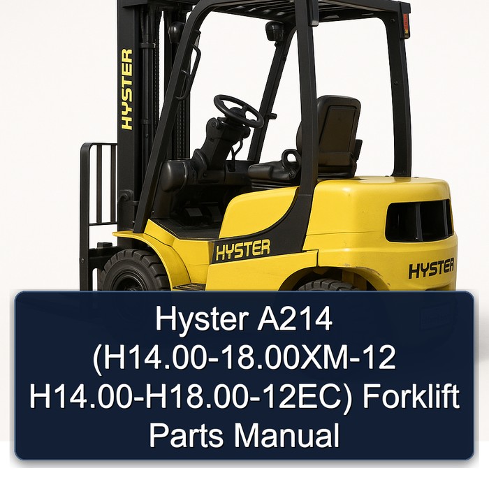 Hyster A214 Gabelstapler Ersatzteilhandbuch