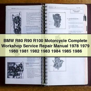 BMW R80 R90 R100 Motorcycle Workshop Service Repair Manual PDF Download