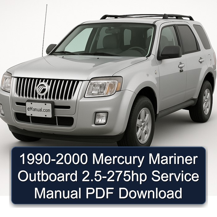 1990 Mercury Mariner Outboard 2.5-275hp Workshop Service Repair Manual PDF Download