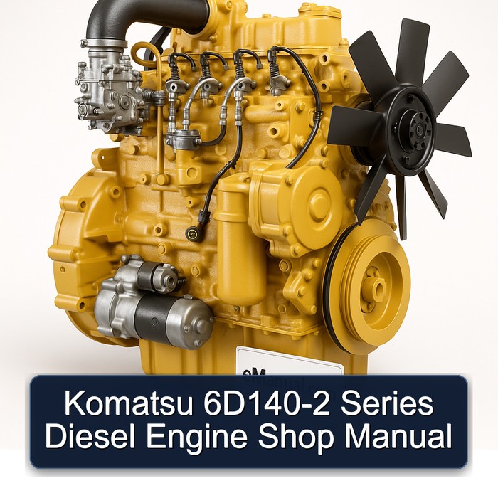 Komatsu 6D140-2 Series Diesel Engine Shop Manual 
