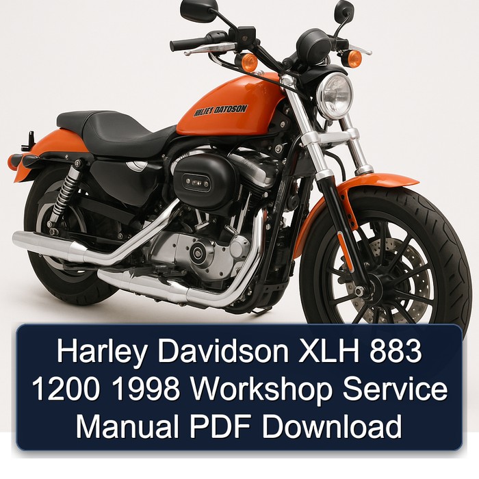 Harley Davidson XLH 883 1200 1998 Workshop Service Manual PDF Download