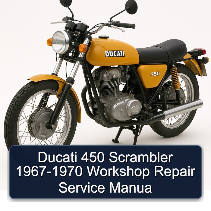 Ducati 450 Scrambler 1967-1970 Workshop Repair Service Manua