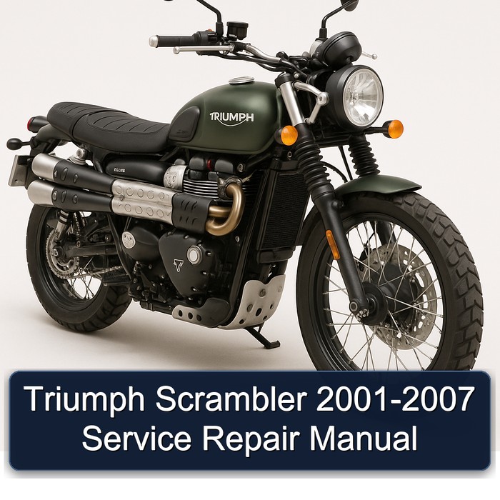 Triumph Scrambler 2001-2007 Manual de servicio y reparación