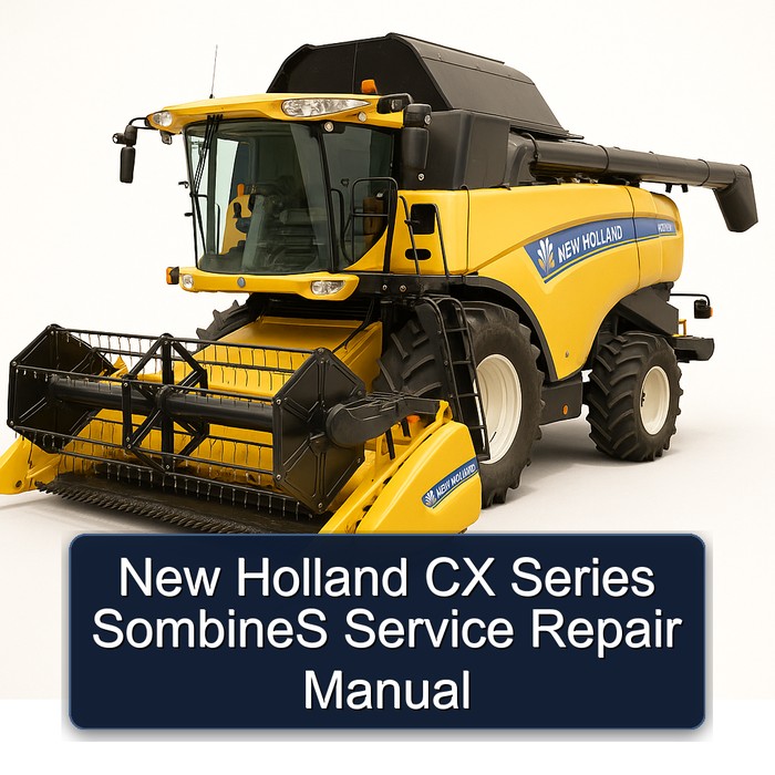 Manual de Reparación y Servicio para Cosechadoras New Holland Serie CX