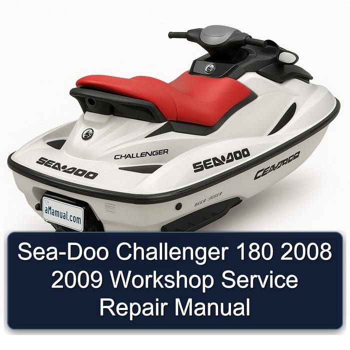 Sea-Doo Challenger 180 2008 2009 Workshop Manual de servicio y reparación