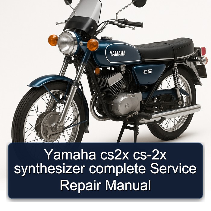 Yamaha cs2x cs-2x synthesizer complete Service Repair Manual