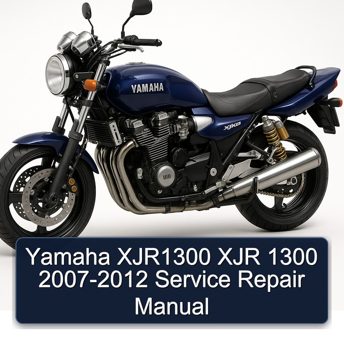 Yamaha XJR1300 XJR 1300 2007-2012 Manual de servicio y reparación