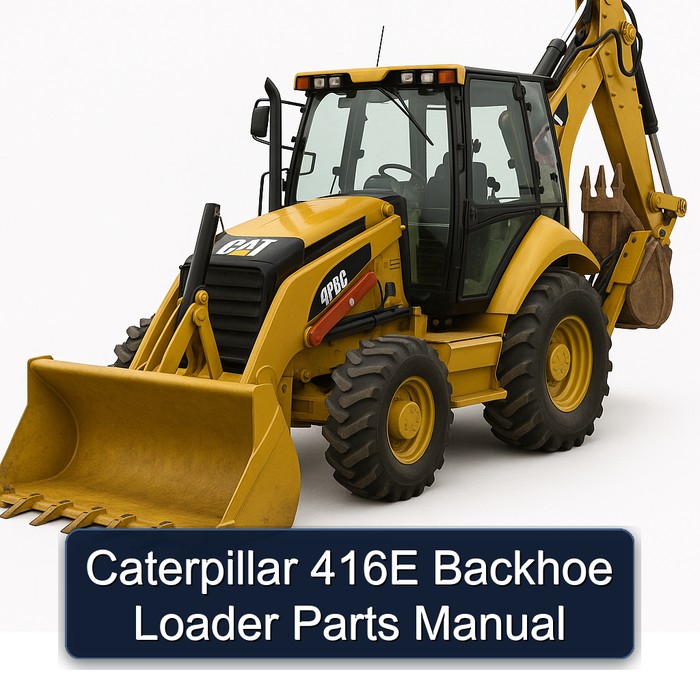 Caterpillar 416E Backhoe Loader Parts Manual CBD1-Up (Machine) MFG1-Up (Machine) C4Z1-Up (Engine) CRS1-Up (Engine) G4D1-Up (Engine)