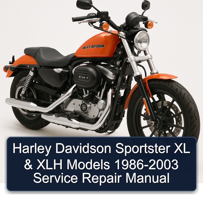 Harley Davidson Sportster XL & XLH models 1986-2003 Repair Service Manual 1987 1988 1989 1990 1991 1992 1993 1994 1995 1996 1997 1998 1999 2001 2002