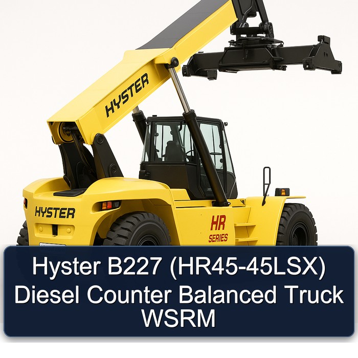 Hyster B227 (HR45-45LSX) Diesel-Gegengewichts-Gabelstapler