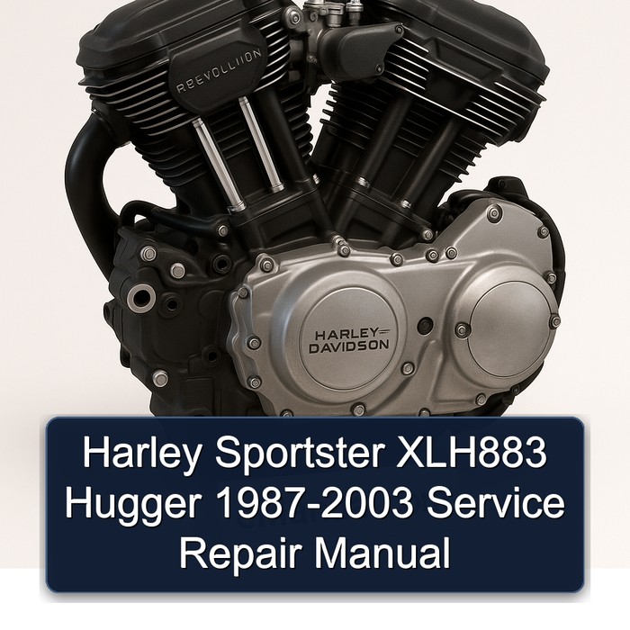 Harley Sportster XLH883 Hugger 1987-2003 Service Repair Manual 