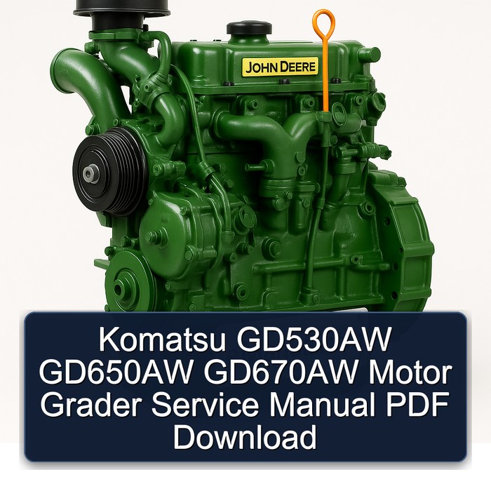 Komatsu GD530AW GD650AW GD670AW Motor Grader Service Manual PDF Download