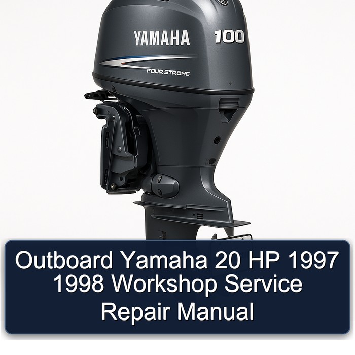 Outboard Yamaha 20 HP 1997 1998 Workshop Service Repair Manual 