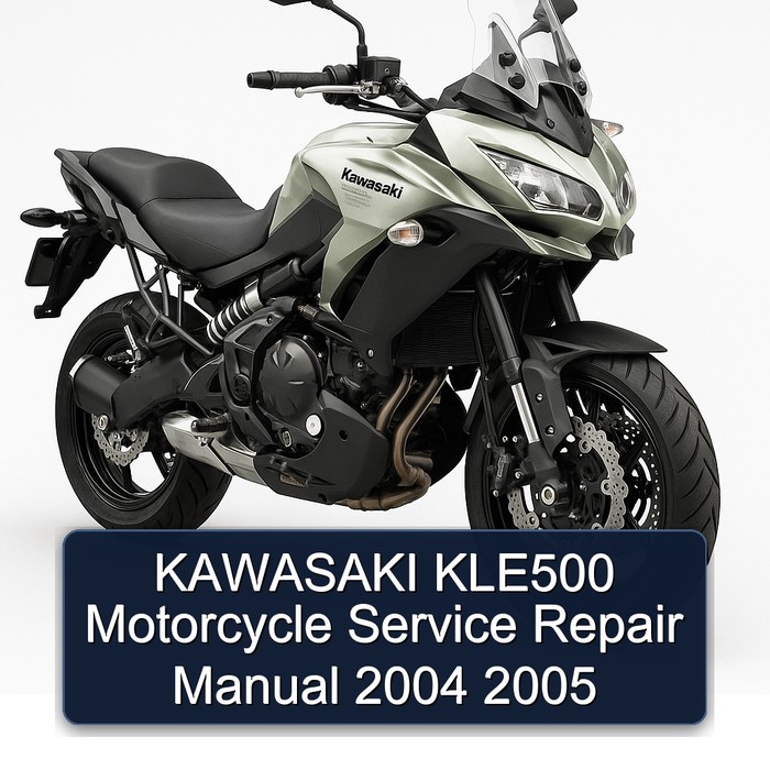 KAWASAKI KLE500 Motorcycle Manual de servicio y reparación 2004 2005