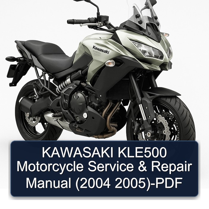 KAWASAKI KLE500 Motorcycle Manual de servicio y reparación (2004 2005)-PDF