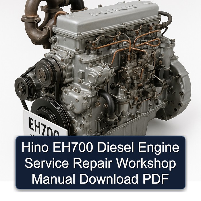Hino EH700 Diesel Engine Service Repair Workshop Manual Download PDF