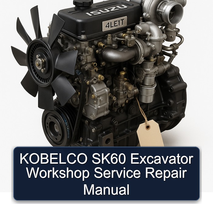 Manual de Servicio y Reparación de la Excavadora KOBELCO SK60