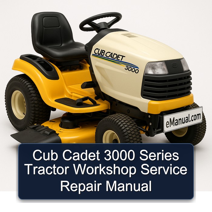Cub Cadet 3000 Serie Traktor Werkstatt Handbuch