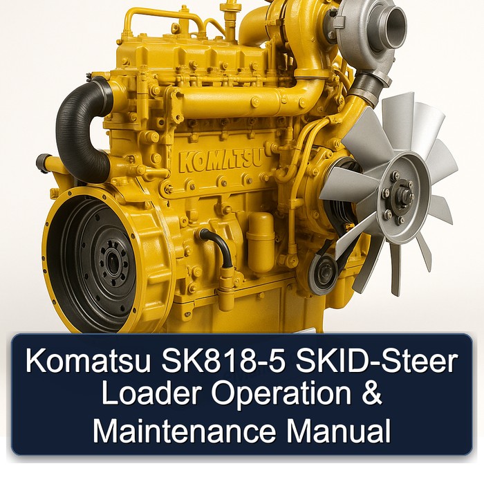Komatsu SK818-5 SKID-Steer Loader Operation & Maintenance Manual