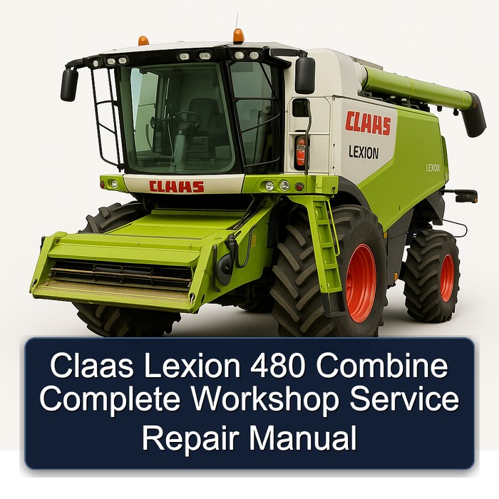 Claas Lexion 480 Werkstatt-Handbuch
