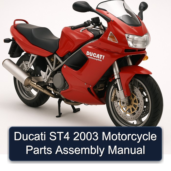 Ducati ST4 2003 Motorcycle Parts Assembly Manual