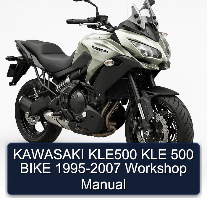 KAWASAKI KLE500 KLE 500 BIKE 1995-2007 Workshop Manual