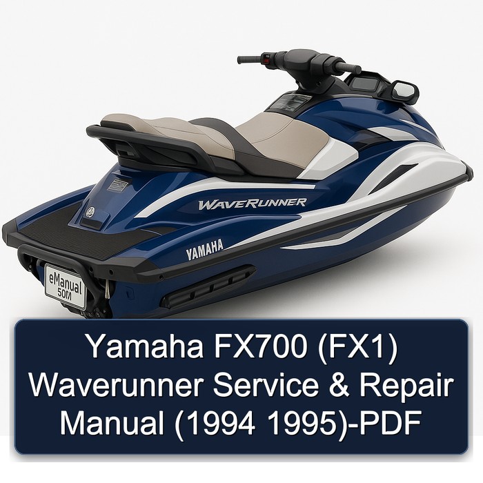 Yamaha FX700 (FX1) Waverunner Service & Repair Manual (1994 1995)-PDF