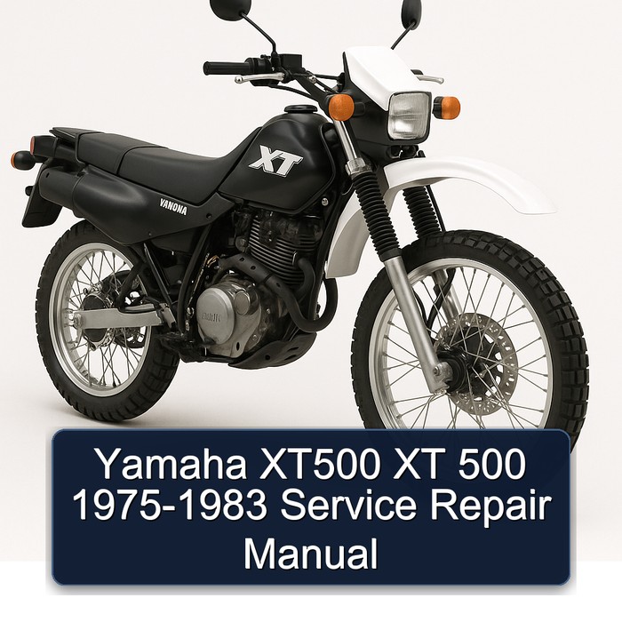 Yamaha XT500 XT 500 1975-1983 Service Repair Manual 