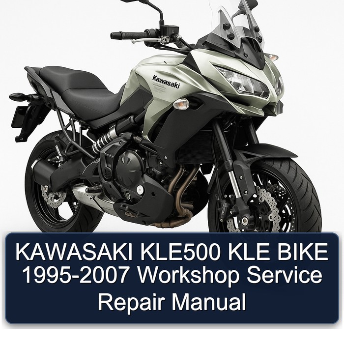 KAWASAKI KLE500 KLE BIKE 1995-2007 Workshop Manual de servicio y reparación