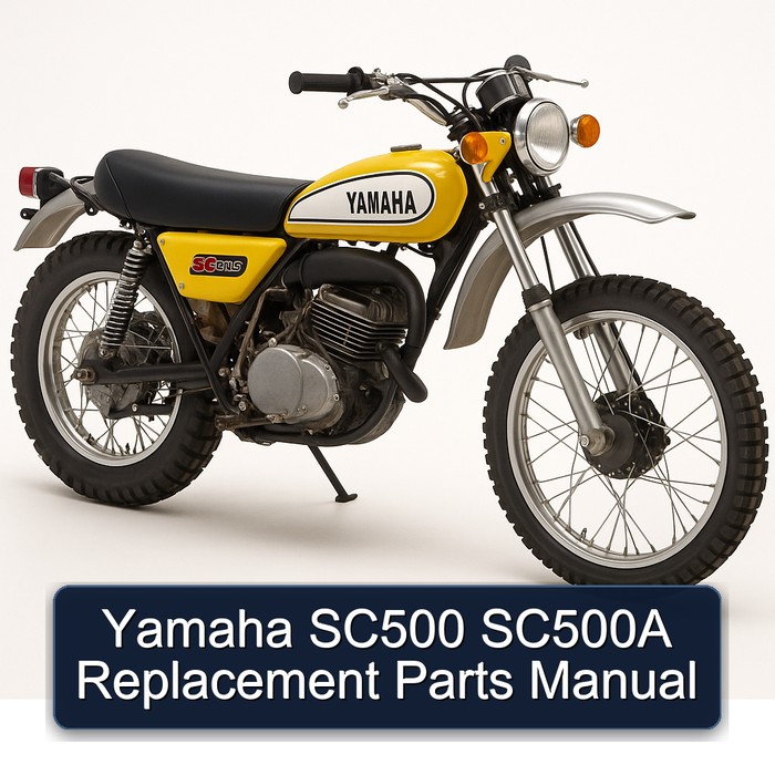 Yamaha SC500 SC500A Replacement Parts Manual