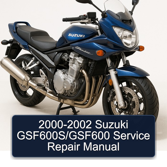 2000-2002 Suzuki GSF600S/GSF600 Manual de servicio y reparación
