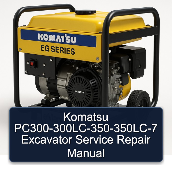 Komatsu PC300-300LC-350-350LC-7 Excavator Manual de servicio y reparación
