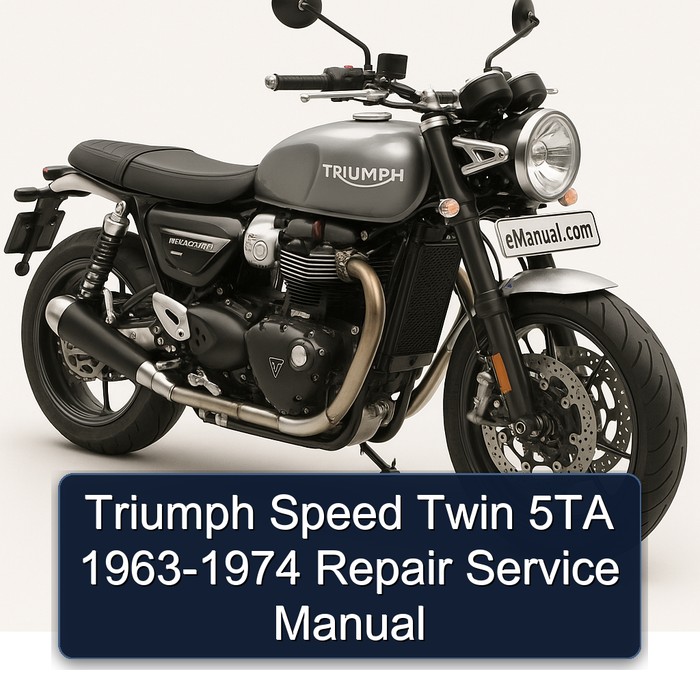Triumph Speed Twin 5TA 1963-1974 Repair Service Manual
