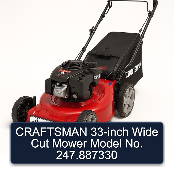 Craftsman Rasenmäher 33 cm Schnittbreite