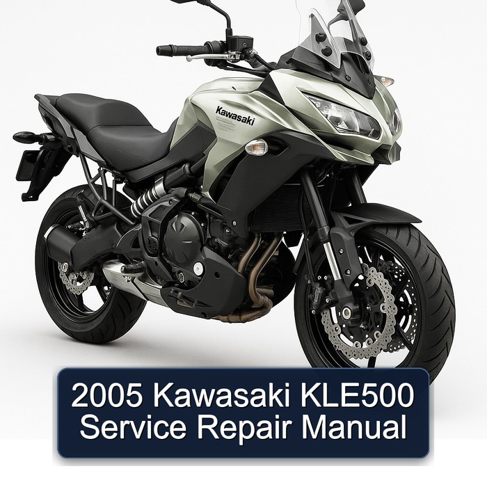 2005 Kawasaki KLE500 Manual de servicio y reparación