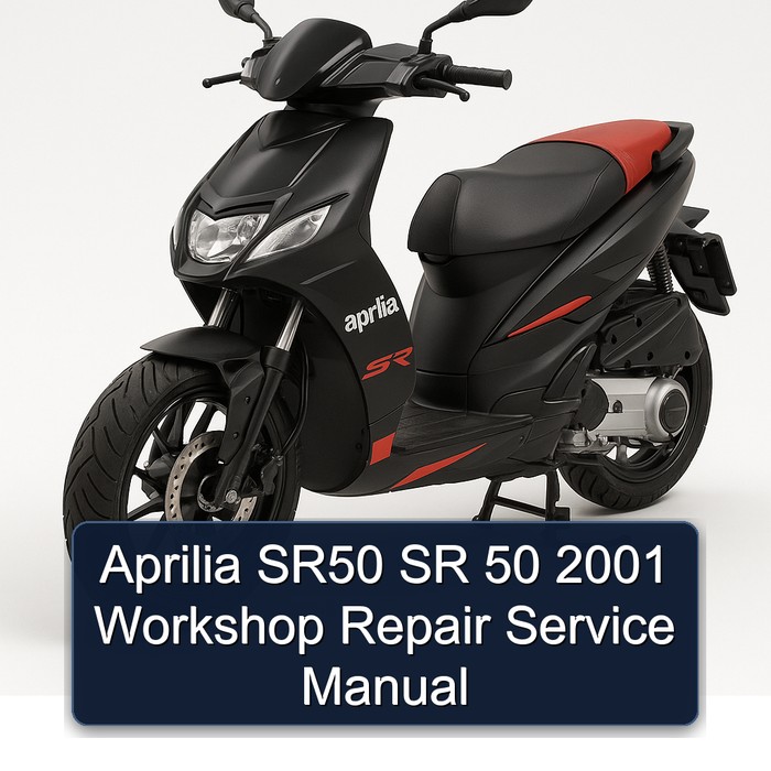Aprilia SR50 SR 50 2001 Workshop Repair Service Manual