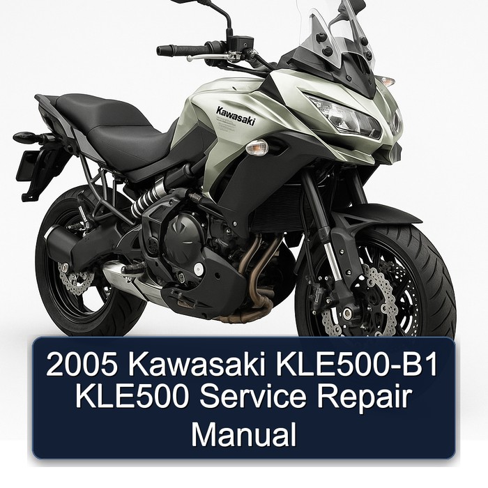 2005 Kawasaki KLE500-B1 KLE500 Manual de servicio y reparación