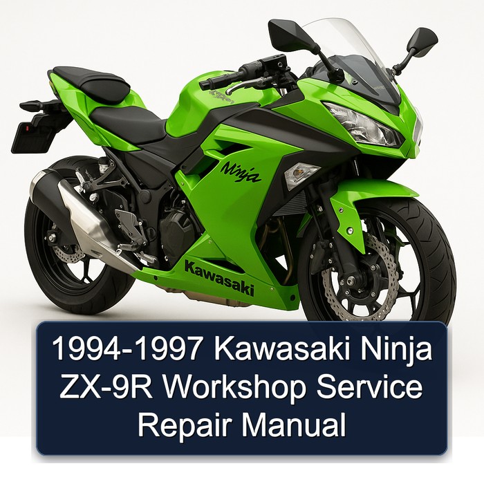 1994-1997 Kawasaki Ninja ZX-9R Workshop Manual de servicio y reparación