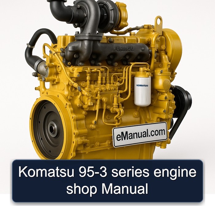 Komatsu 95-3 series engine shop Manual 