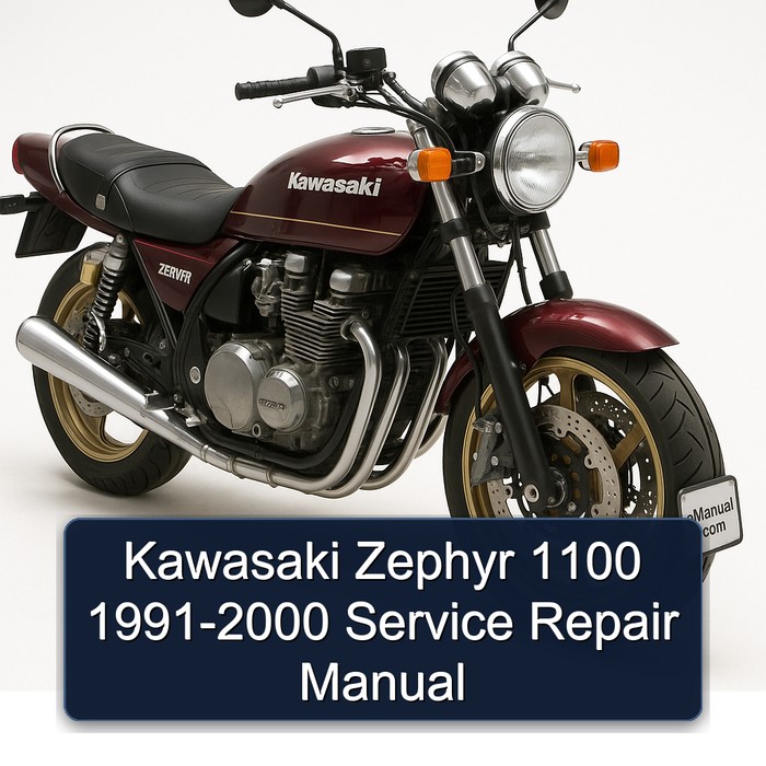 Kawasaki Zephyr 1100 1991-2000 Manual de servicio y reparación
