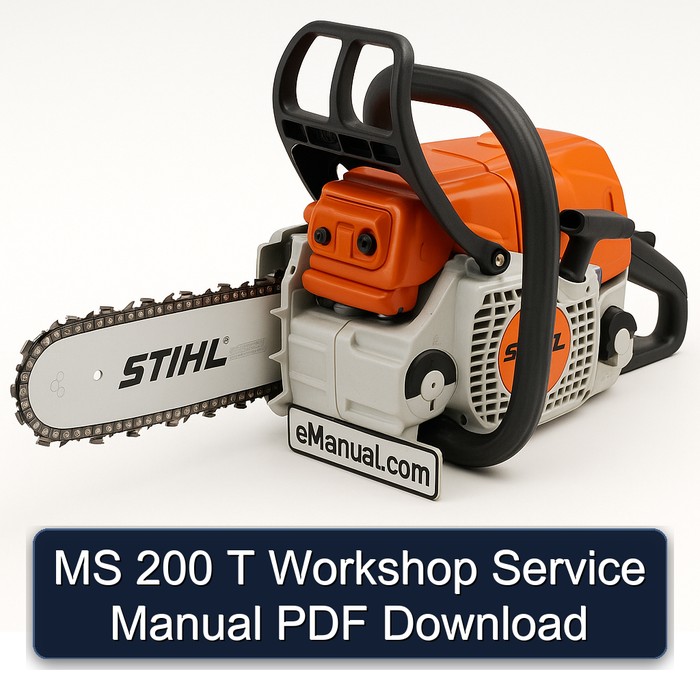 MS 200 T Workshop Service Manual PDF Download