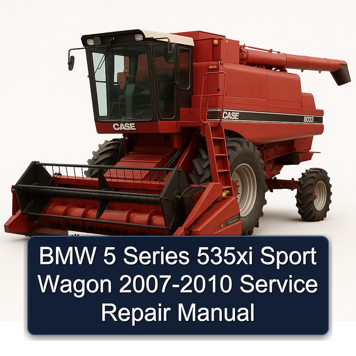 2007 BMW 5 Series 535xi Sport Wagon Workshop Service Repair Manual PDF Download