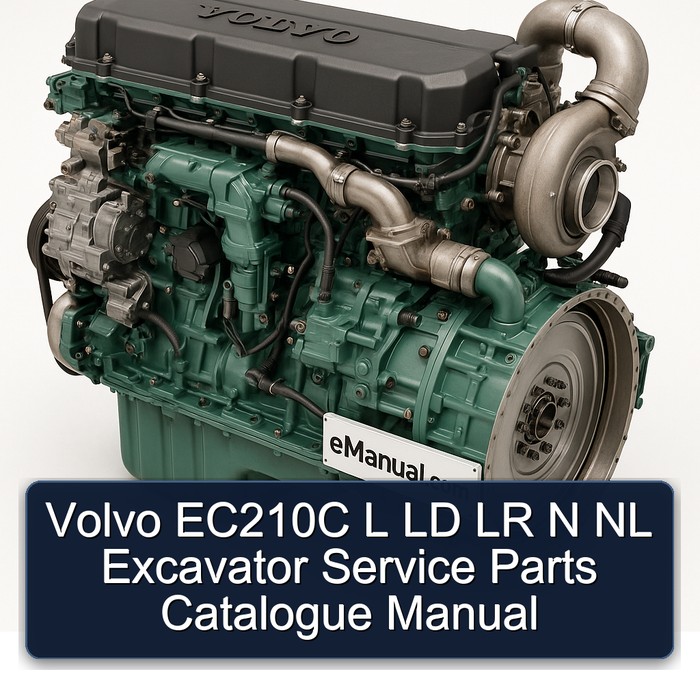 Volvo EC210C (L, LD, LR, N, NL) Bagger Ersatzteilkatalog