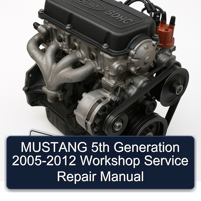 Manual de Servicio y Reparación Mustang 5ta Generación 2005-2012