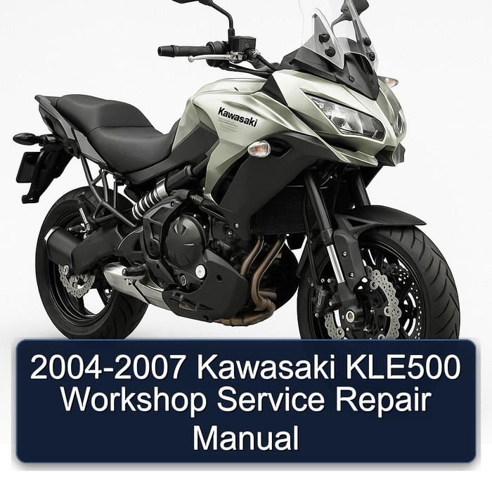 2004-2007 Kawasaki KLE500 Workshop Manual de servicio y reparación