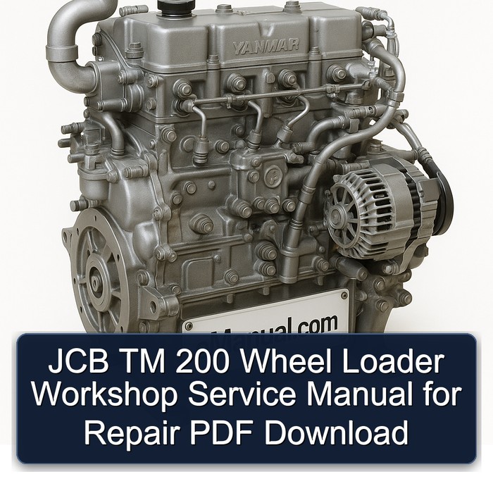 JCB TM 200 Wheel Loader Workshop Service Manual for Repair PDF Download