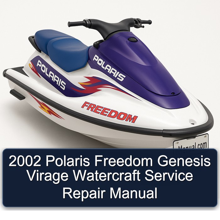 2002 Polaris Freedom Genesis Virage Watercraft Manual de servicio y reparación