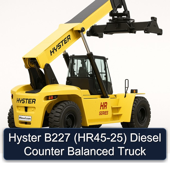 Hyster B227 (HR45-25) Diesel Counter Balanced Truck