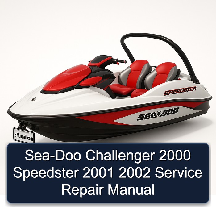 Sea-Doo Challenger 2000 Speedster 2001 2002 Manual de servicio y reparación